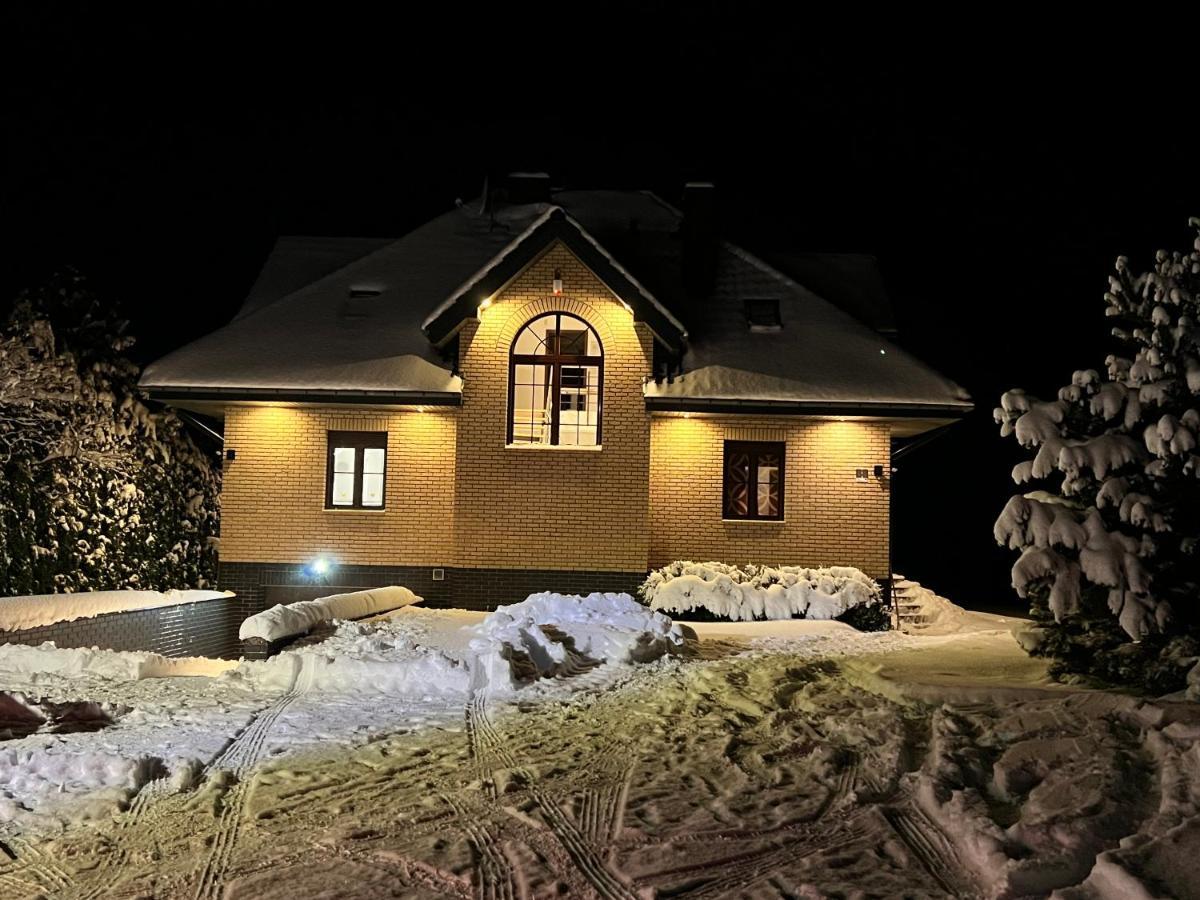 Domwigierski Pl -Jeziorki -Gr- Comfort-Ferienhaus-Polen - Wlasna Linia Brzegowa I Sauna Wysoki Most  Exterior foto